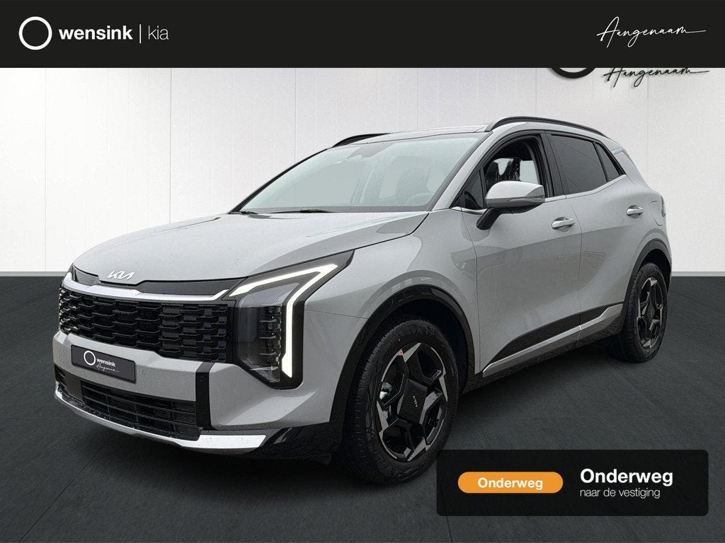 Kia Sportage 1.6 T-GDi Hybrid DynamicPlusLine | Panoramadak, Auto's, Kia, 4 cilinders, Leder en Stof, Nieuw, Hybride Elektrisch/Benzine