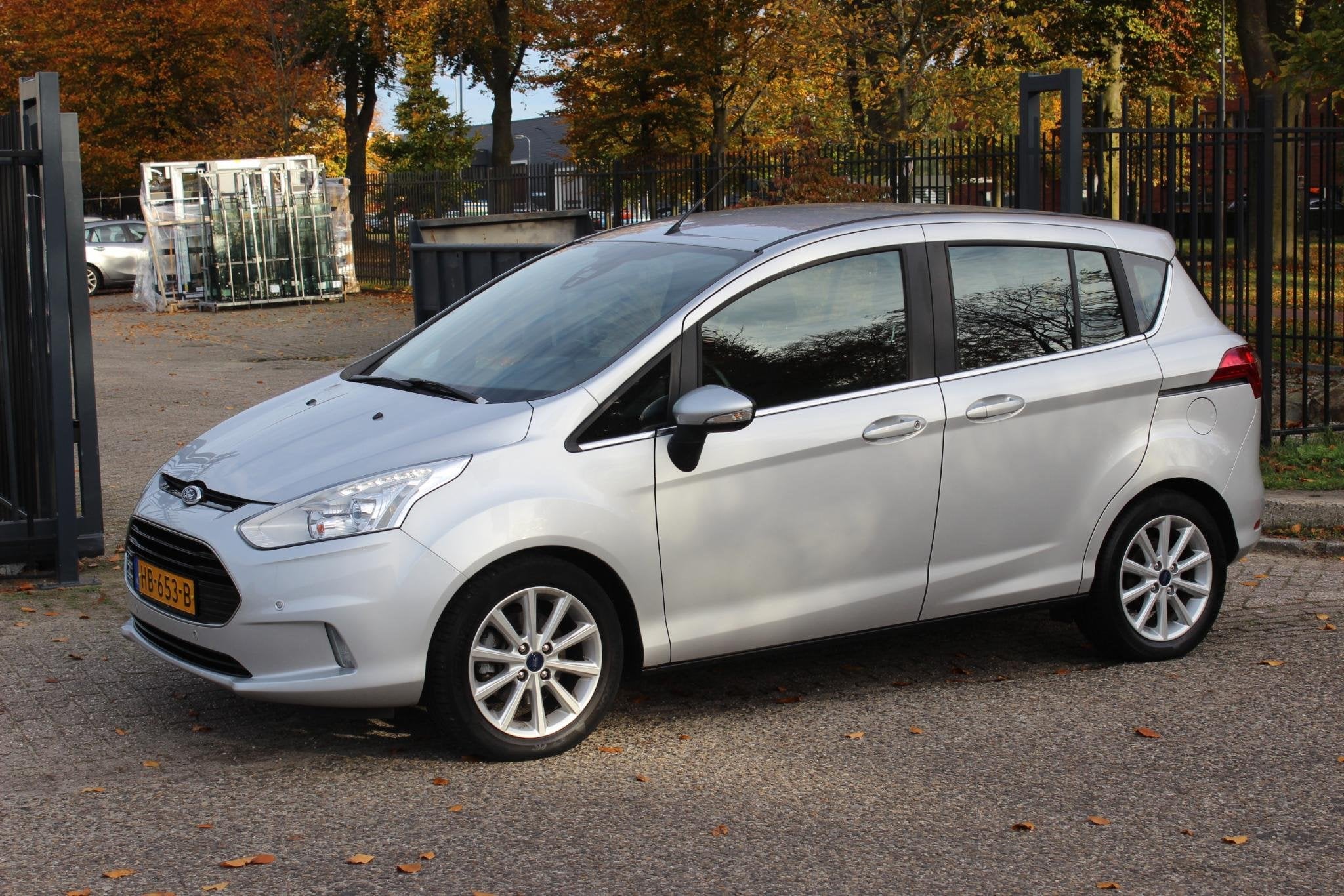 Ford B-Max 1.0 EcoBoost Titanium, camera, navigatie!, Voorwielaandrijving, Euro 5, Gebruikt, Origineel Nederlands