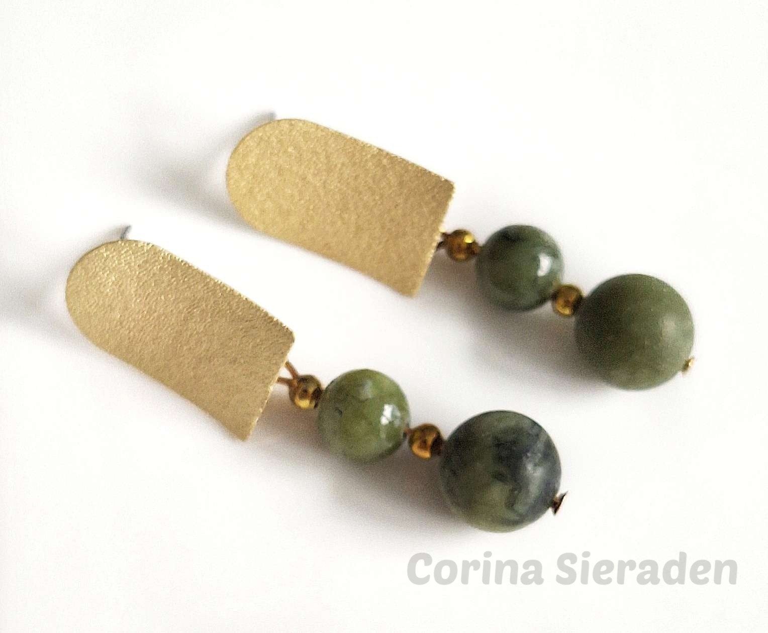 Oorstekers met canada jade AANBIEDING, Ophalen of Verzenden, Nieuw