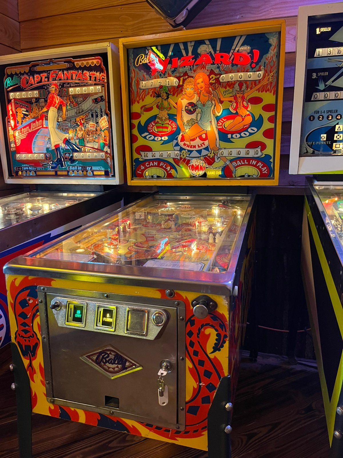 Bally Wizard flipperkast, Ophalen, Zo goed als nieuw, Onderdeel of Defecte kast