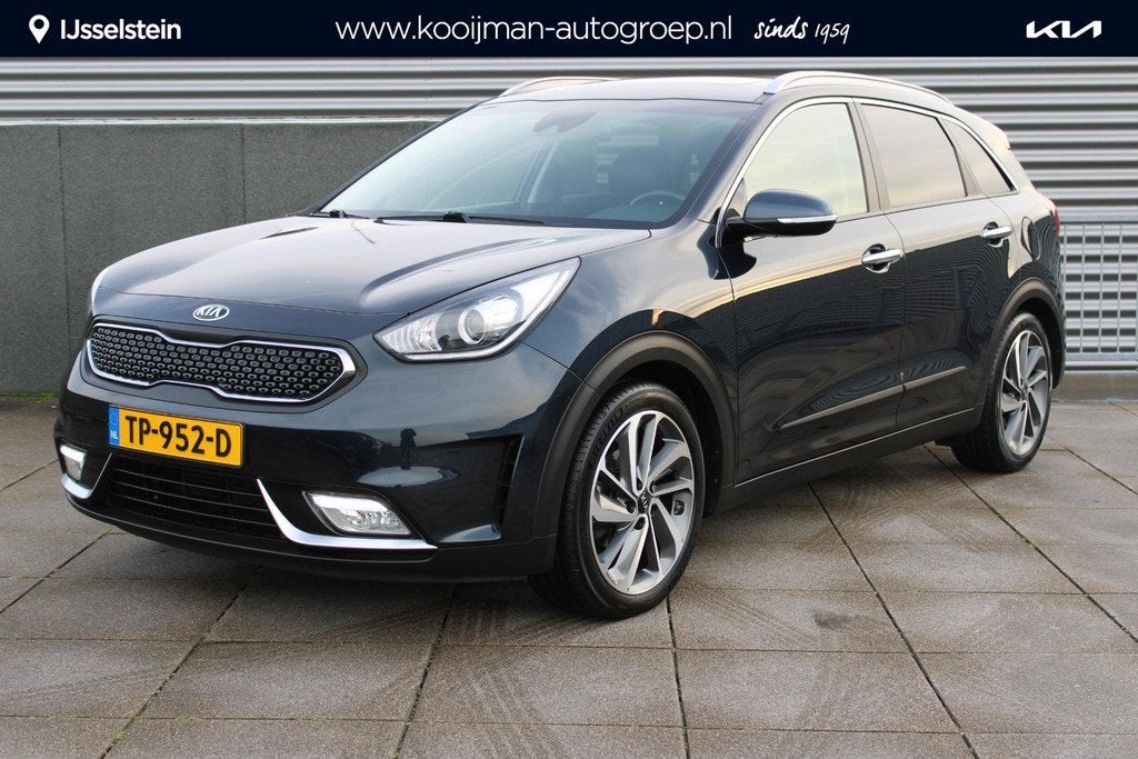 Kia Niro 1.6 GDi Hybrid Design Edition Navigatie / Camera /, Gebruikt, Euro 6, 2 kWh, Blauw
