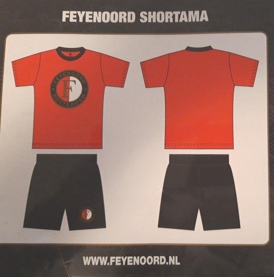 FEYENOORD Shortama / Pyjama mt 164/170 :: NIEUW :: LAATSTE, Kinderen en Baby's, Ophalen of Verzenden, Nieuw, Meisje, Nacht- of Onderkleding