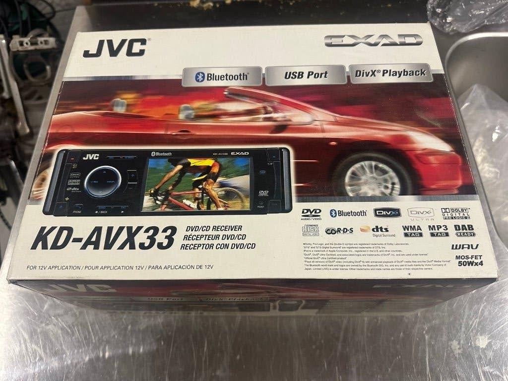JVC KD-AVX33 EXAD multimedia autoradio uit (2008-2010), Ophalen, Zo goed als nieuw
