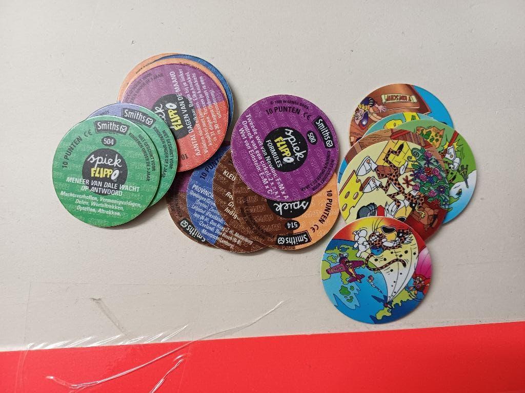 17 stuks Flippo's - Spiek Flippo - (gg), Verzamelen, Ophalen of Verzenden, Spiek, Losse flippo's