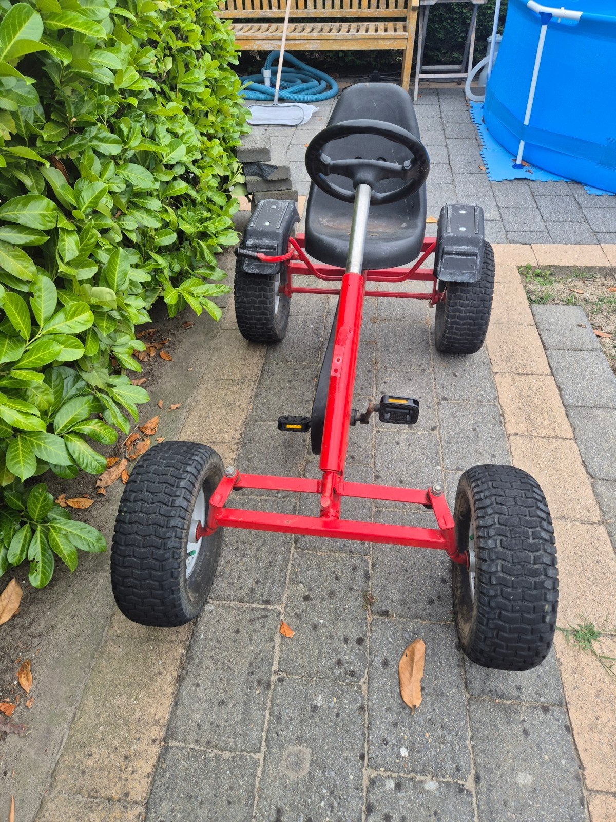 Grote skelter - Rood kan nog goed een ronde mee., Ophalen of Verzenden, Gebruikt, Overige merken, Vrijloopautomaat