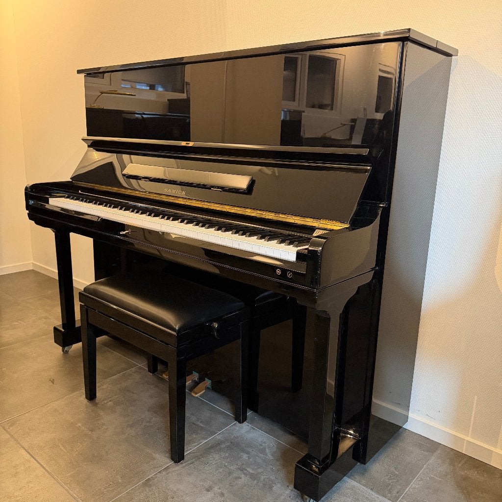 Samick SU127, Gebruikt, Zwart, Ophalen of Verzenden, Piano