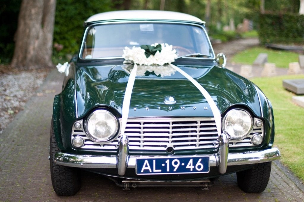 Triumph TR4 Cabriolet 1964 Groen, Auto's, Triumph, Lederen bekleding, Achterwielaandrijving, Beige, 4 cilinders