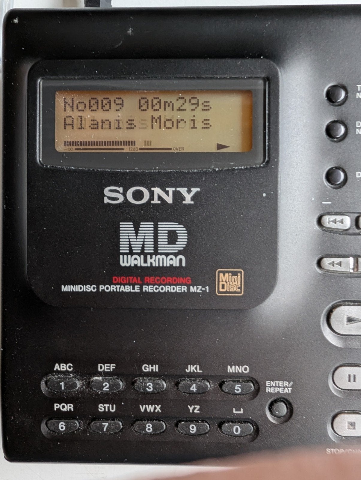 SONY MZ 1 Portable Minidisc Player., Ophalen of Verzenden, Minidisc-recorder