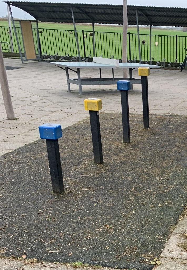 Palenparcours balanceertoestel speeltoestel, Ophalen, Loopbrug