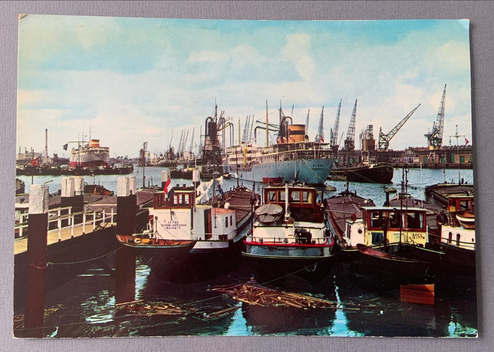 Rotterdam Havenzicht, Ophalen of Verzenden, 1940 tot 1960, Gelopen, Zuid-Holland