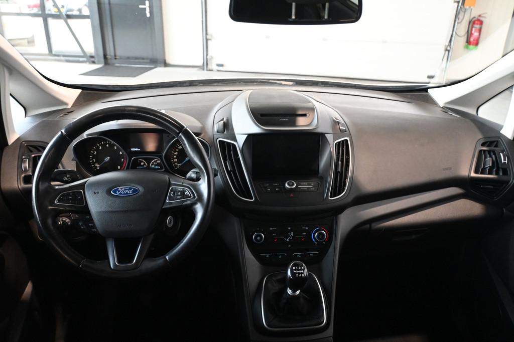Ford Grand C-Max 1.0 Trend 7 Persoons Clima Navigatie LED Tr, Auto's, Ford, Stof, Gebruikt, Met garantie (alle), 7 stoelen