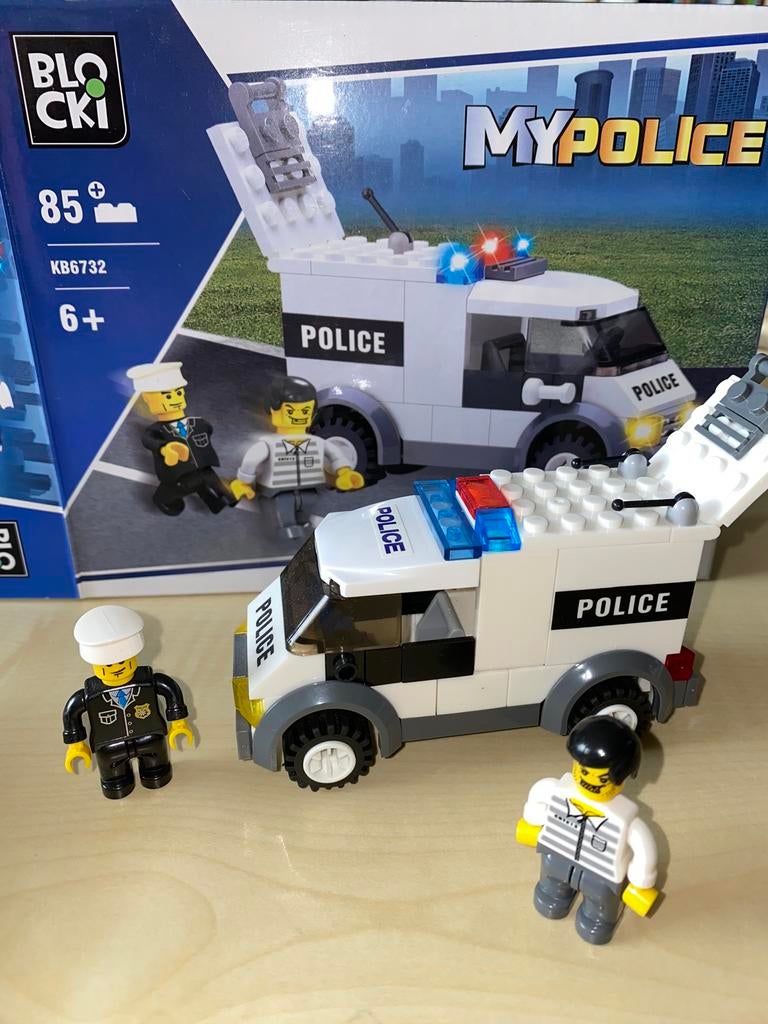 Complete set van MyPolice KB6732 van Blocki bouwstenen, Kinderen en Baby's, Speelgoed | Bouwstenen, Zo goed als nieuw, Overige merken