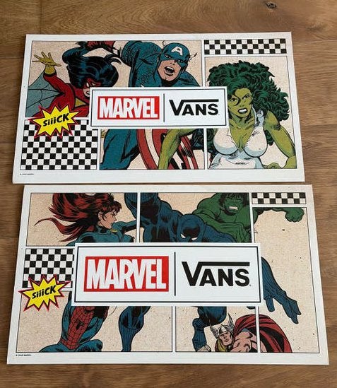 Vans Marvel Foamboard Decoratie - 70x40cm, Ophalen, 40 cm, Meerkleurig, Papier/karton