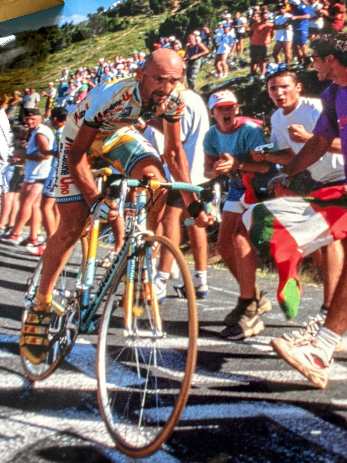 Marco pantani wielrenner foto 38x60, Ophalen