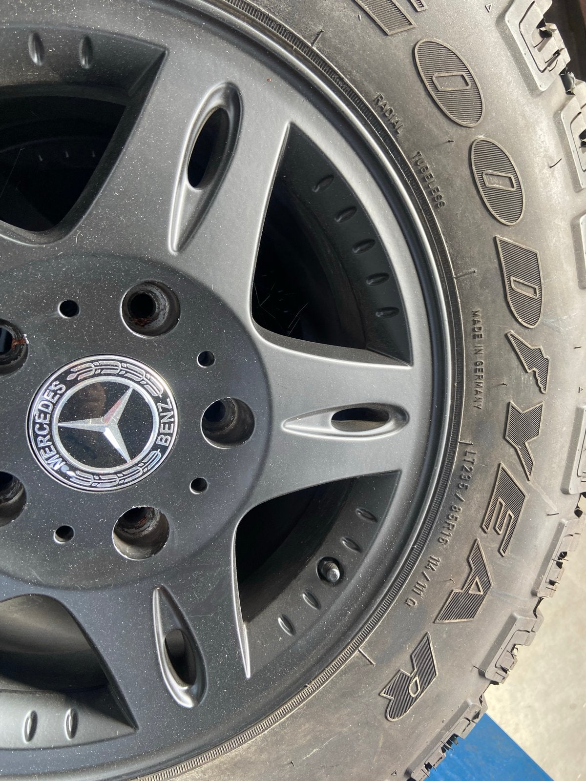 Mercedes G-klasse ASTAROTH 16 inch velgen met banden, Ophalen, Gebruikt, 16 inch, Banden en Velgen