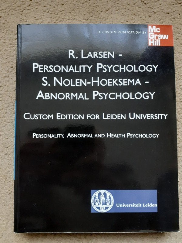 Personality, Abnormal and Health Psychology, Ophalen of Verzenden, Zo goed als nieuw