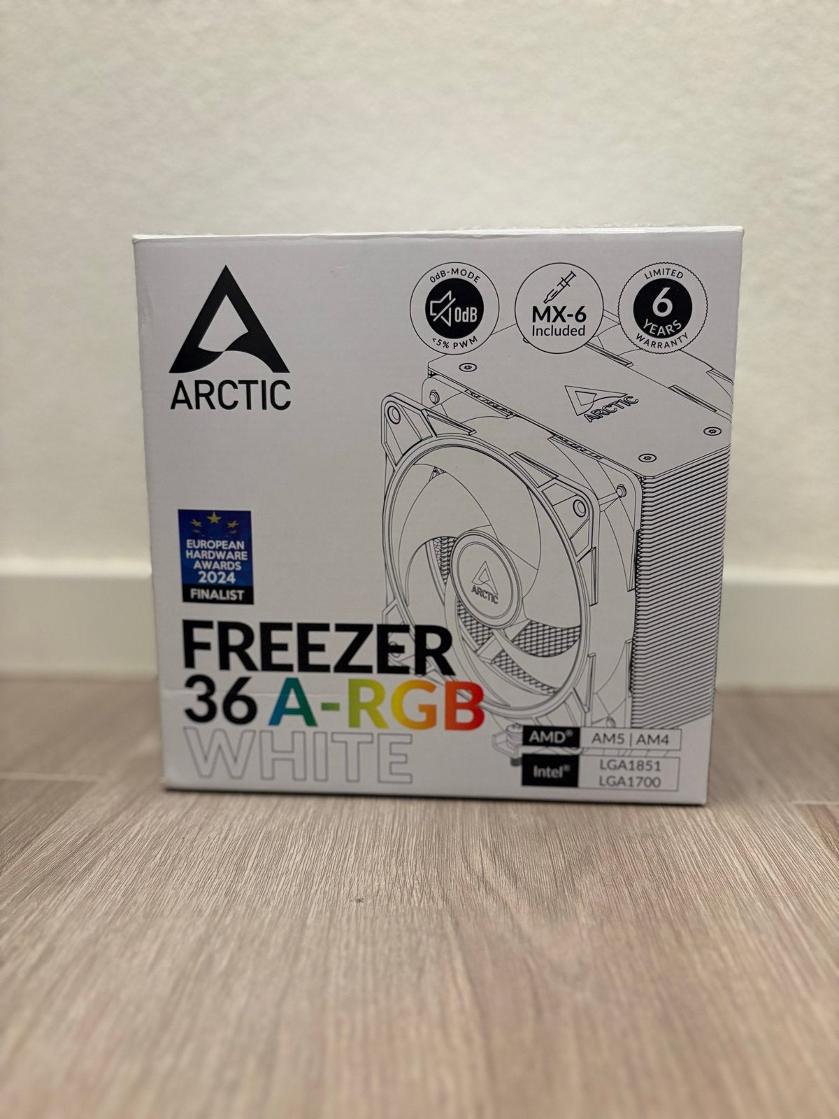 Arctic Freezer 36 ARGB Witte CPU-koeler Nieuw nooit gebruikt, Ophalen, Nieuw, Luchtkoeling