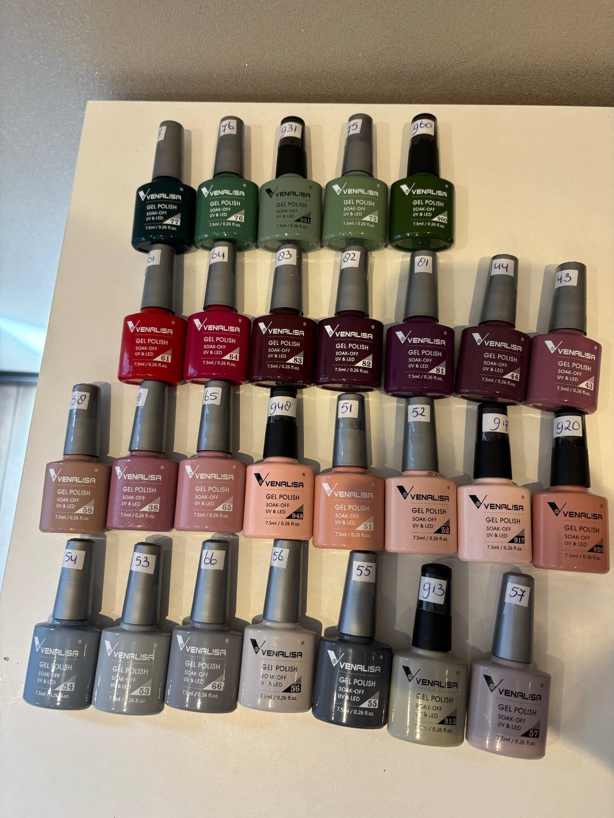 Venalisa Gel Nagellak - Diverse kleuren, Overige kleuren, Ophalen of Verzenden, Zo goed als nieuw, Handen en Nagels
