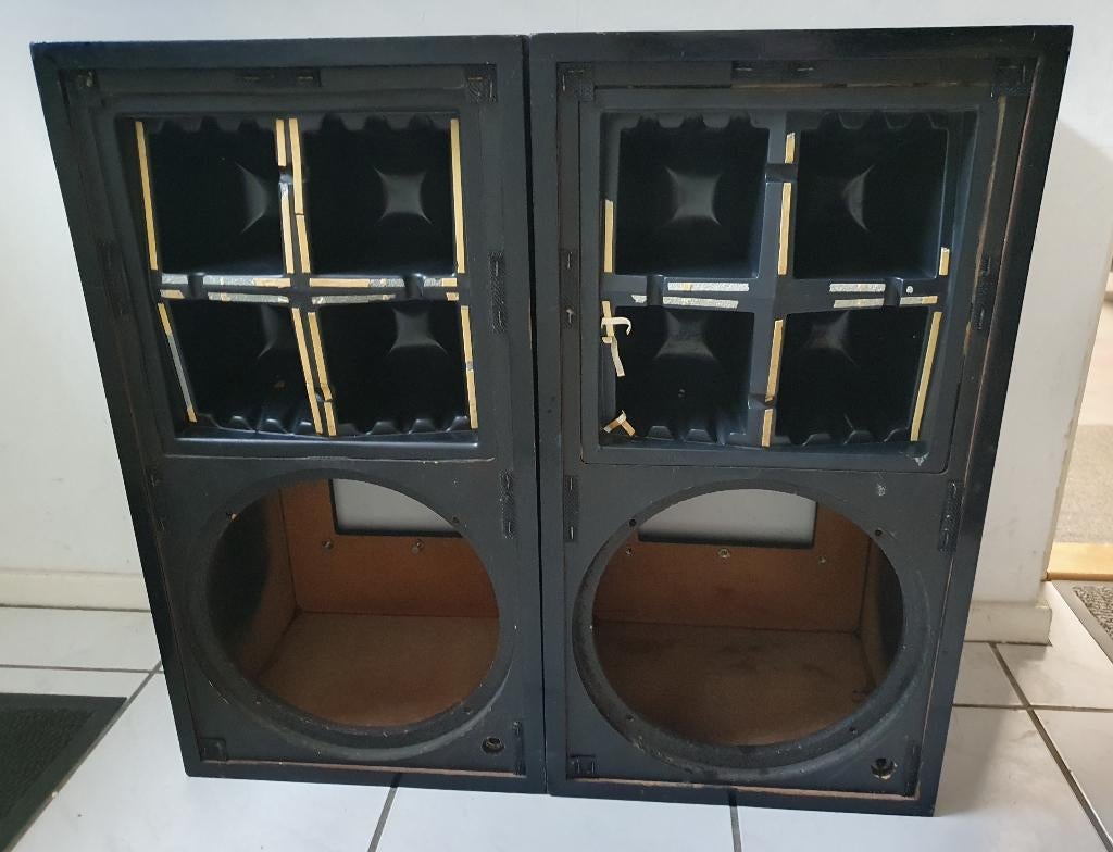 Janzen electrostaten gedemonteerd, voor restauratie., Audio, Tv en Foto, Luidsprekers, Niet werkend, 120 watt of meer, Front, Rear of Stereo speakers