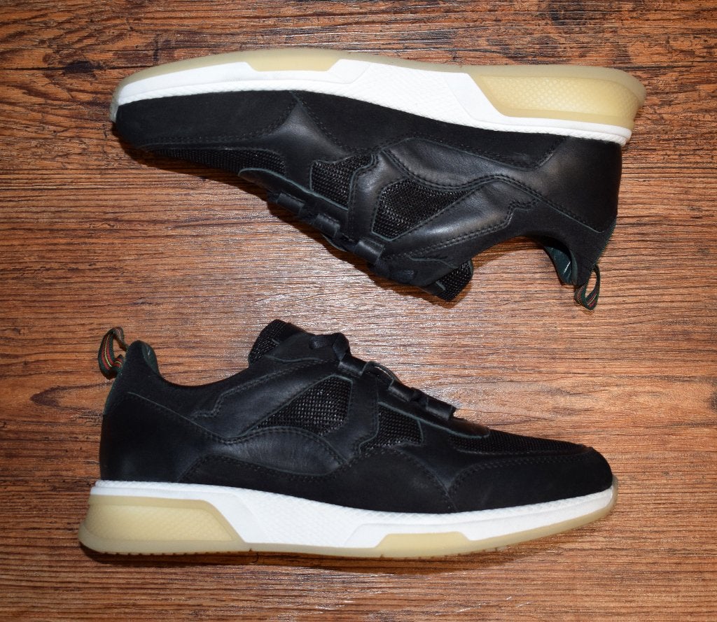 McGregor - volledig leren sneakers black - maat 42, Kleding | Heren, McGregor, Zwart, Nieuw, Ophalen of Verzenden