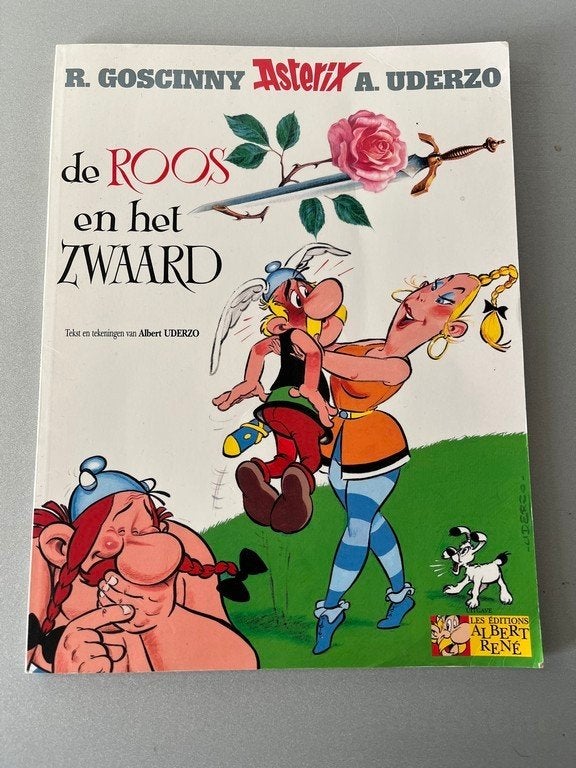 Asterix 29 DE ROOS EN HET ZWAARD stripboek strip 1e druk 91, Boeken, René Goscinny en Albert Uderzo, Eén stripboek, Ophalen of Verzenden