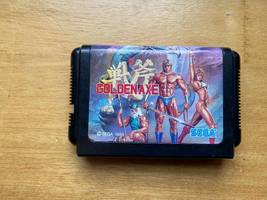 Golden axe sega mega drive japan, Spelcomputers en Games, 1 speler, Ophalen of Verzenden, Zo goed als nieuw, Vanaf 3 jaar
