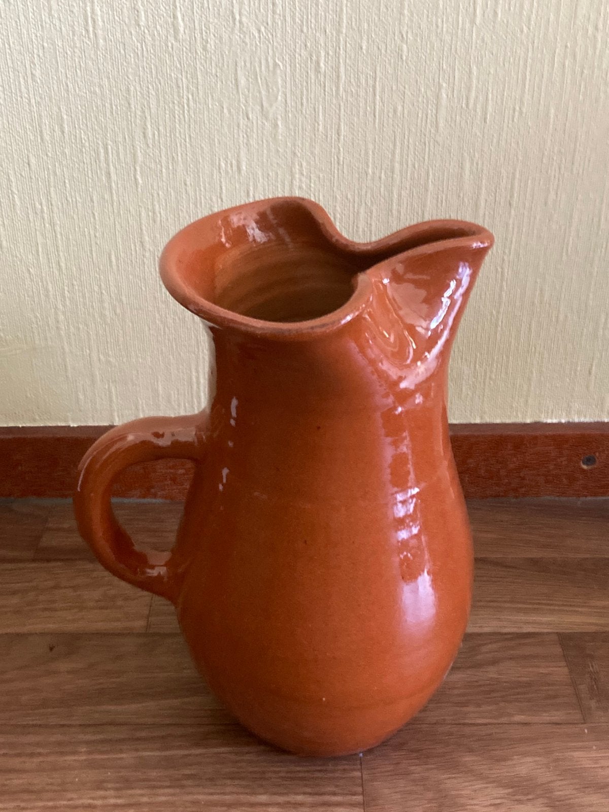Terra cotta Sangria kan, Huis en Inrichting, Landelijk/Boerenbont, Ophalen of Verzenden, Zo goed als nieuw, Steen