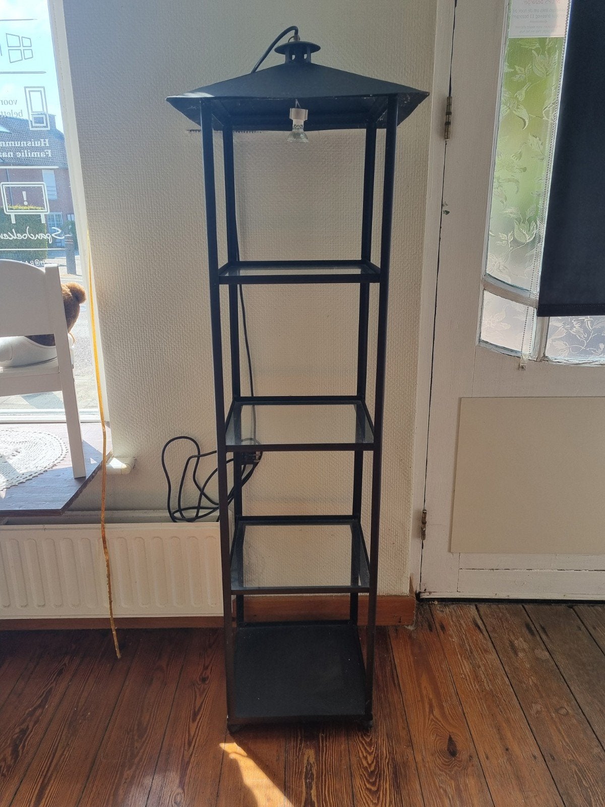 open vitrine rek, Ophalen of Verzenden, Zo goed als nieuw