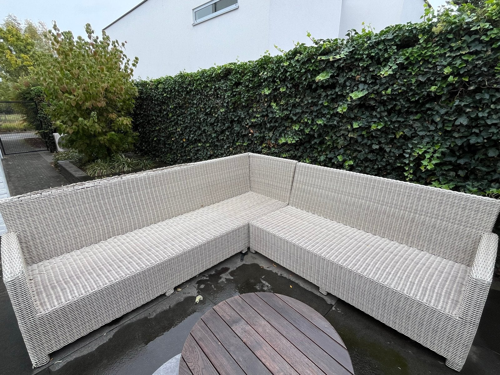 Beach7 Loungeset - Vlechtwerk met beschadigingen, Ophalen, Gebruikt, Meer dan 8 zitplaatsen, Loungeset