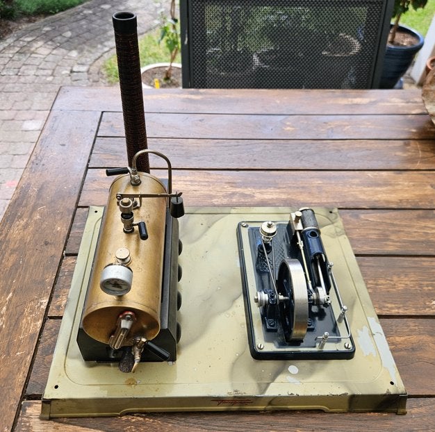 Stoommachine Fleischmann 125/4  1952, Ophalen of Verzenden, Gebruikt, Groter dan 1:32