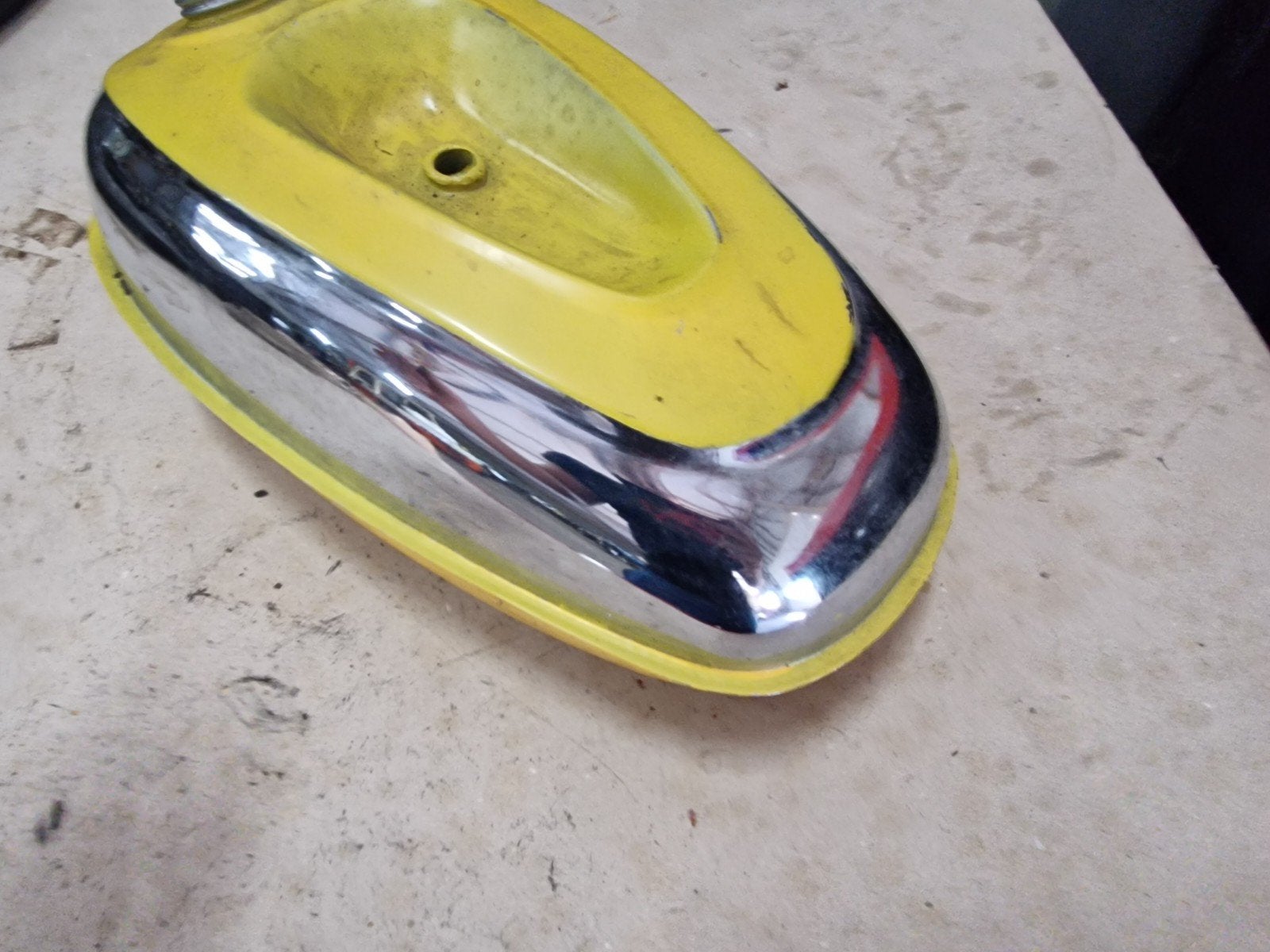 Puch MS VS DS Tank, nog goed te gebruiken. Chroom netjes., Fietsen en Brommers, Ophalen of Verzenden, Gebruikt, Tank, Puch