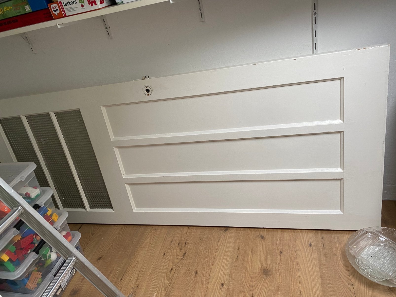 Paneeldeur jaren 30, Ophalen, Gebruikt, Binnendeur, 200 tot 215 cm