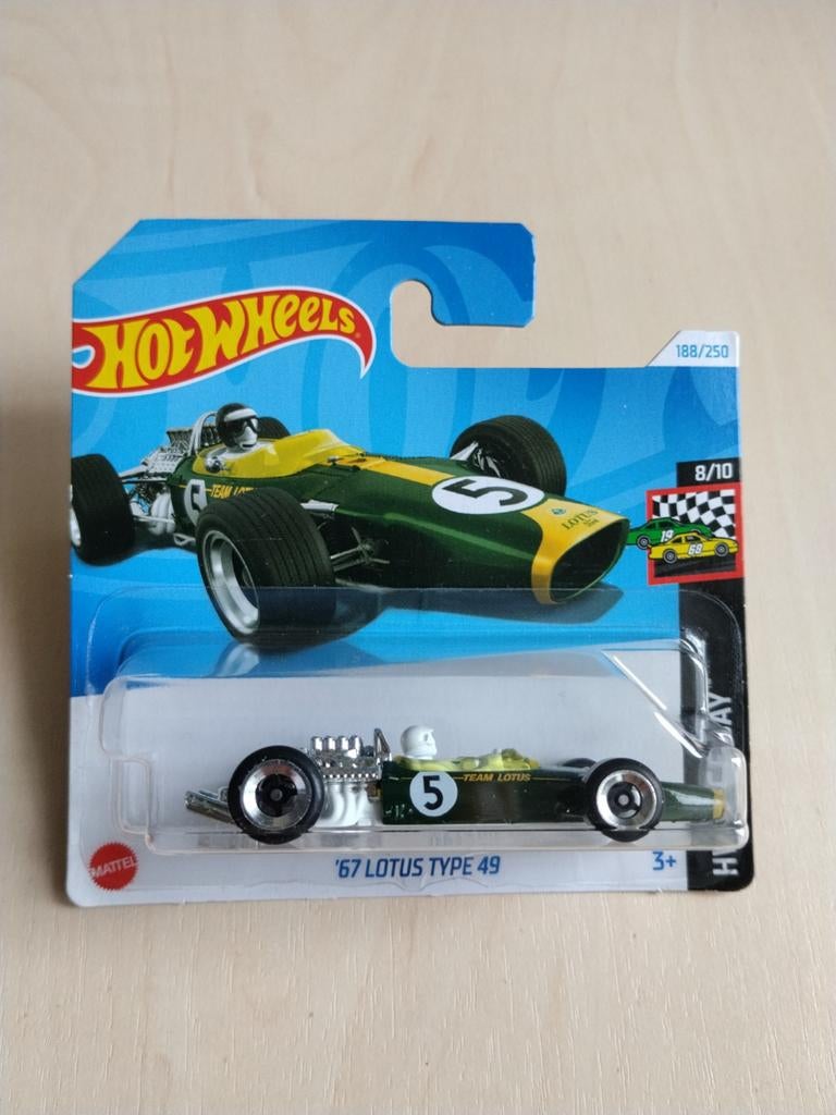 Hotwheels '67 lotus type 49, Ophalen of Verzenden, Nieuw, Auto