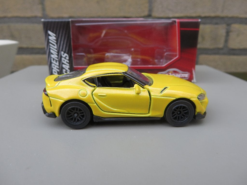 Majorette Toyota GR Supra geel, Ophalen of Verzenden, Nieuw, Auto