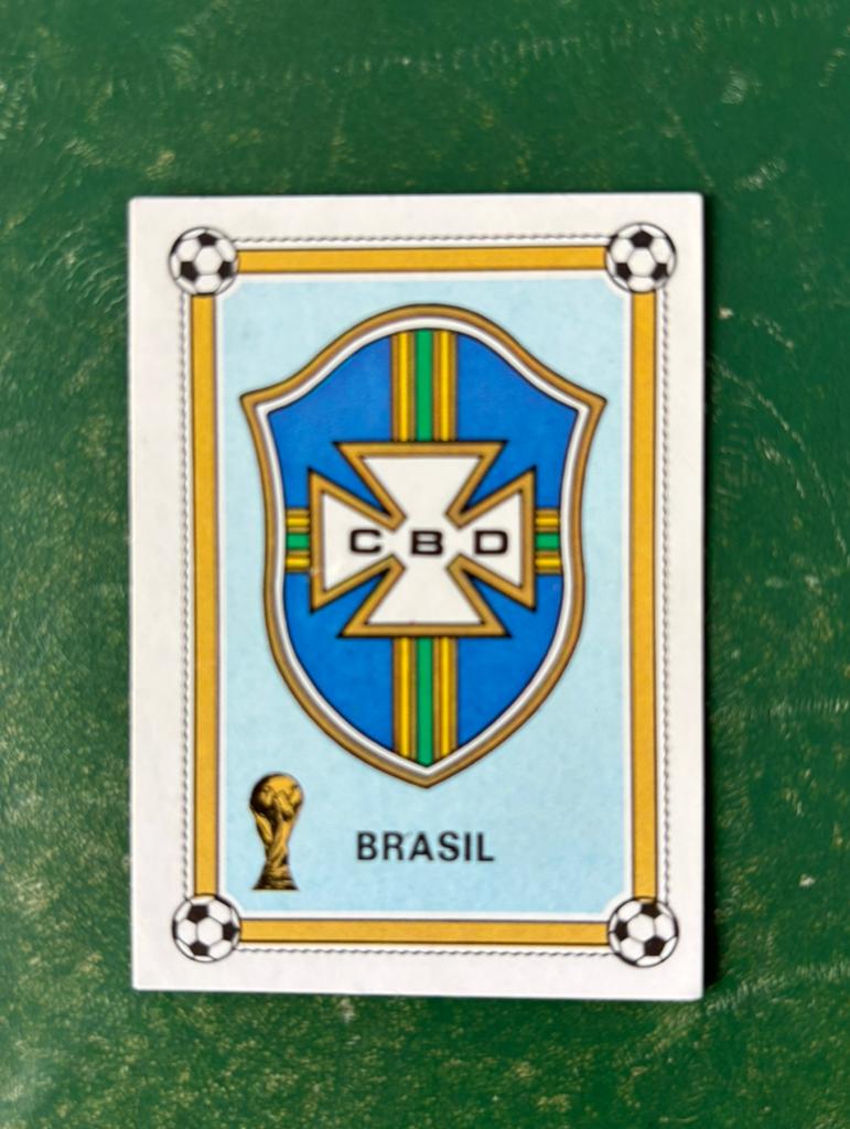 Panini plaatje embleem Brazilie WK 1978, Verzamelen, Ophalen of Verzenden, Zo goed als nieuw