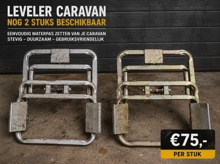 Caravan Leveler - Waterpas Zetten - Nog 2 Stuks Beschikbaar, Caravans en Kamperen, Ophalen, Zo goed als nieuw