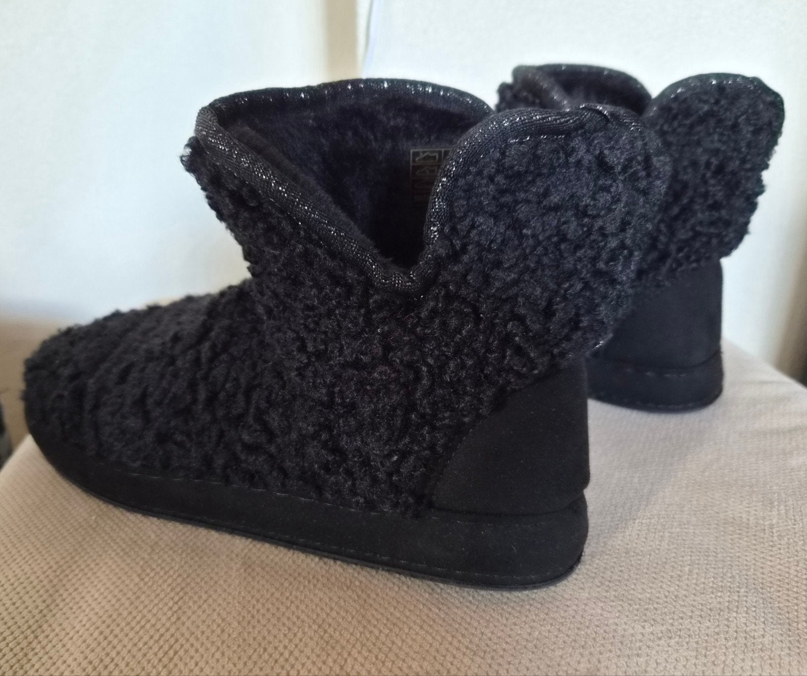 Damessloffen, Zwart, Nieuw, Ophalen of Verzenden, Pantoffels of Sloffen