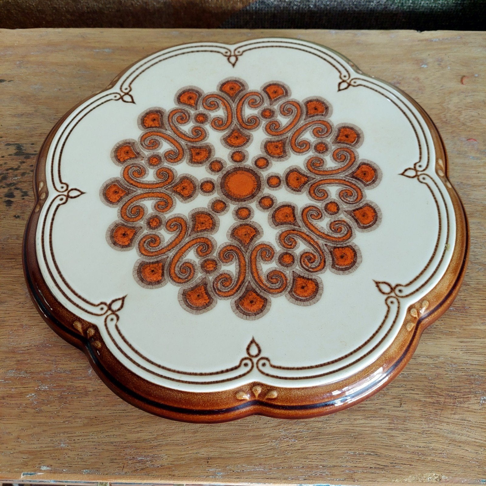 Lucky Vintage Herbolzheim Keramiek serveerplateau, Antiek en Kunst, Ophalen
