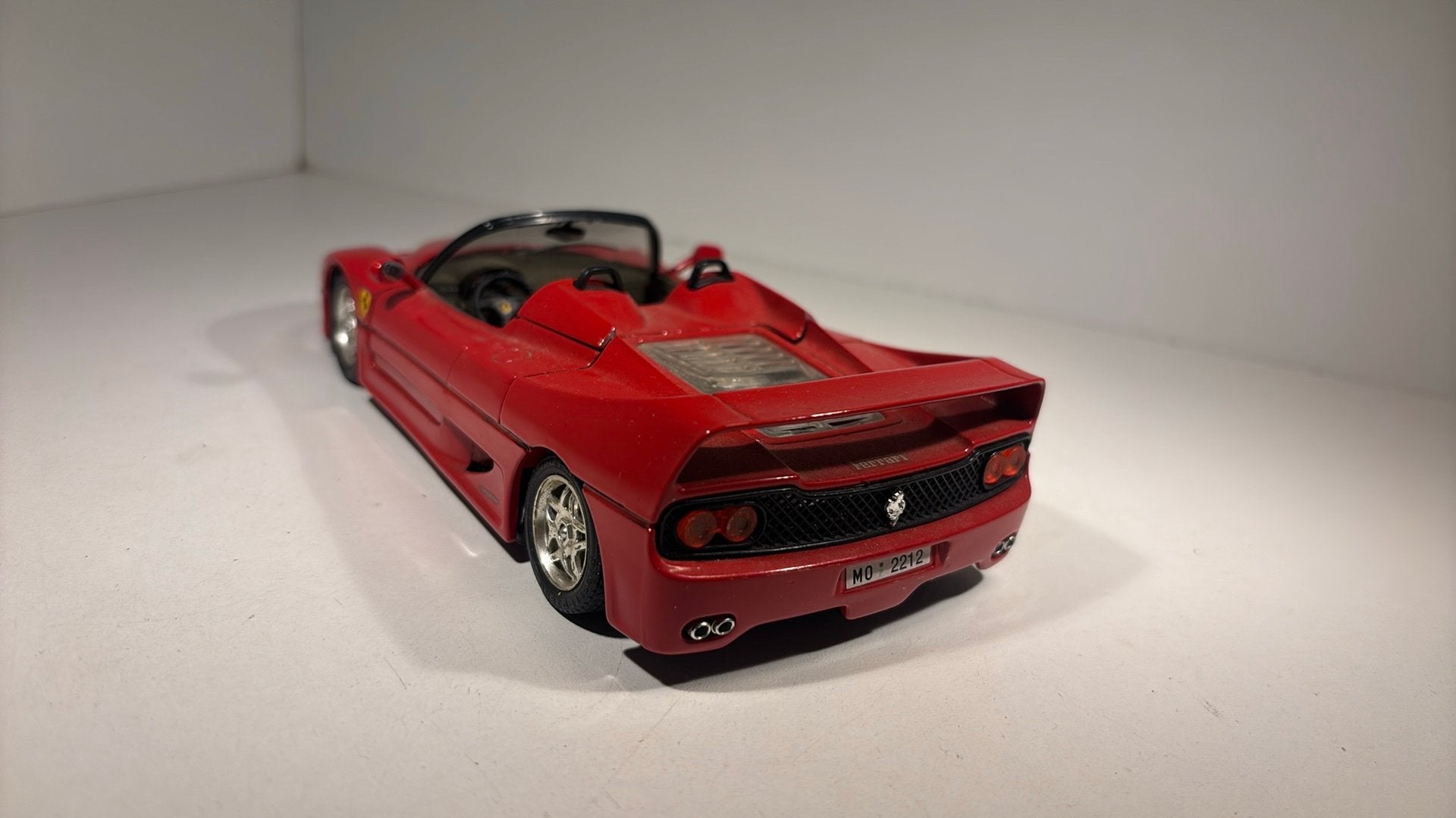 Ferrari f50 spyder 1995 Bburago 1.24, Ophalen of Verzenden, Bburago, A, A