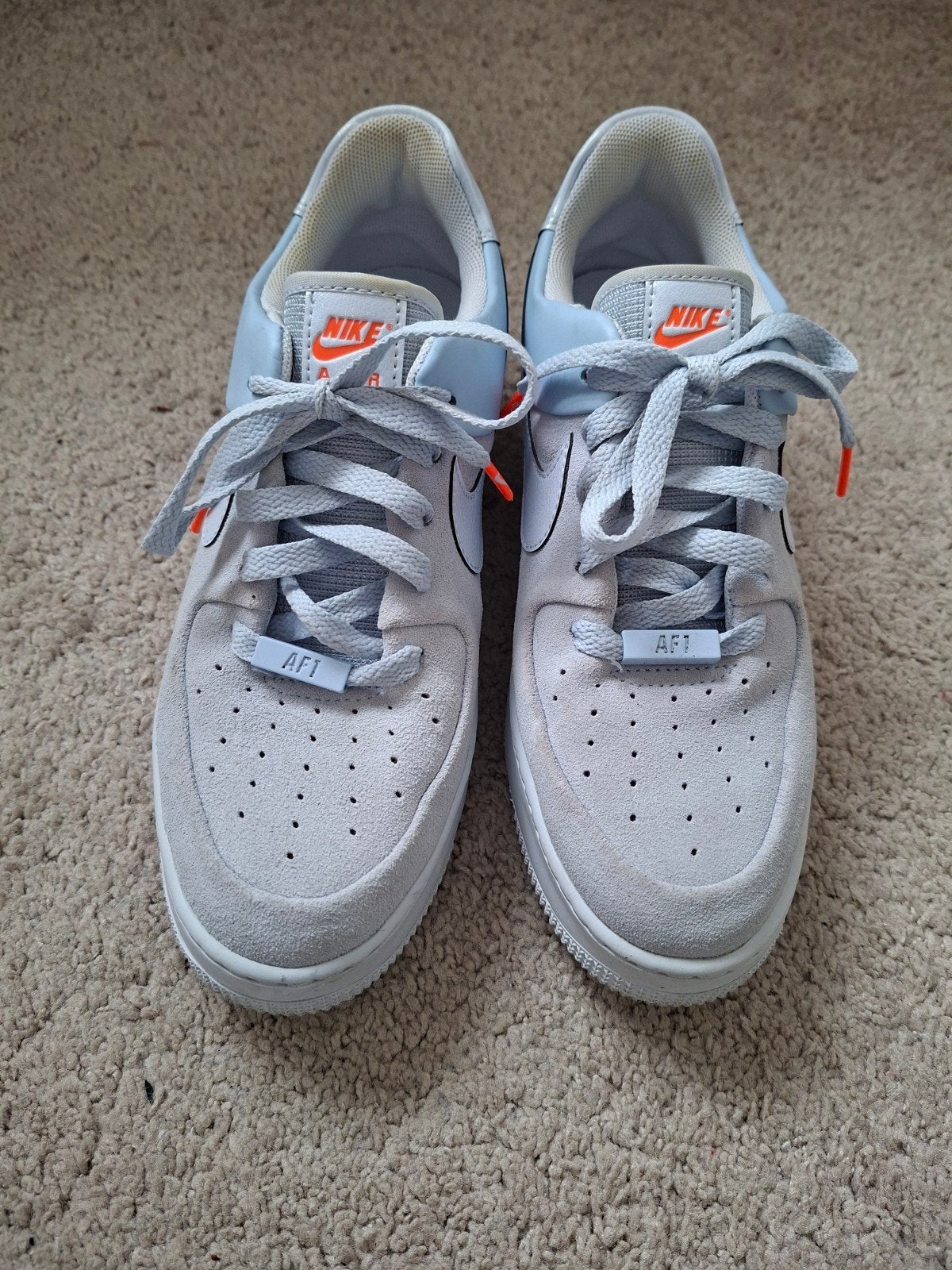 Nike airforce sneakers blue maat 38, Blauw, Ophalen of Verzenden, NIKE., Sneakers of Gympen