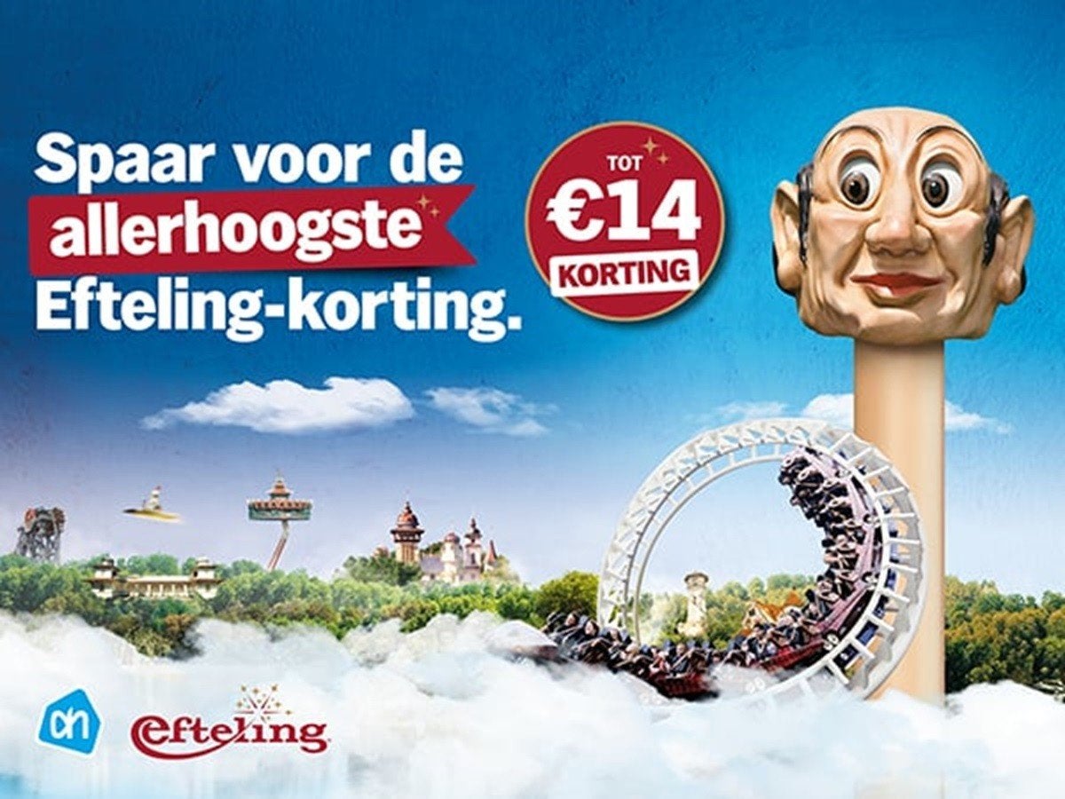 Albert Heijn Efteling Laagseizoen ticket, Eén persoon, Ticket of Toegangskaart