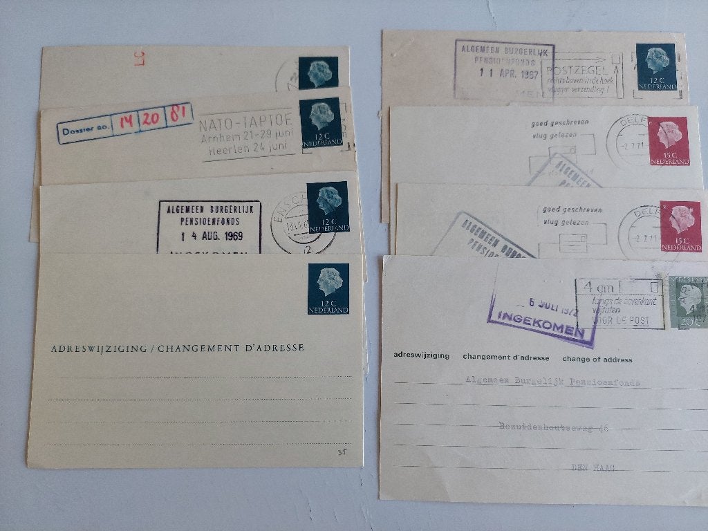 mooie verzameling postwaardestukken Nederland, Postzegels en Munten, Ophalen of Verzenden, Overige typen
