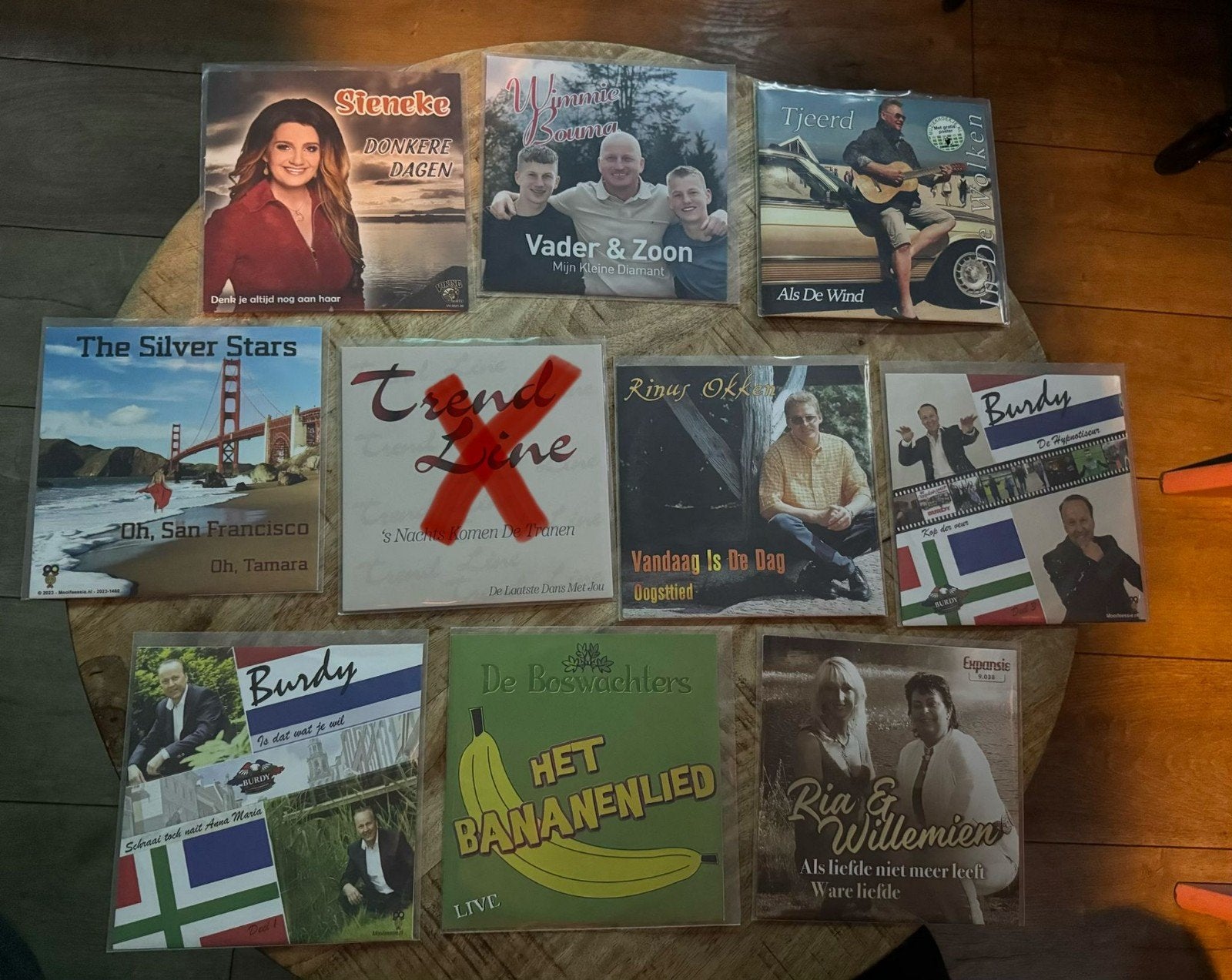 Partij vinyl, Cd's en Dvd's, Vinyl | Nederlandstalig, Ophalen of Verzenden, Zo goed als nieuw, Overige formaten, Levenslied of Smartlap