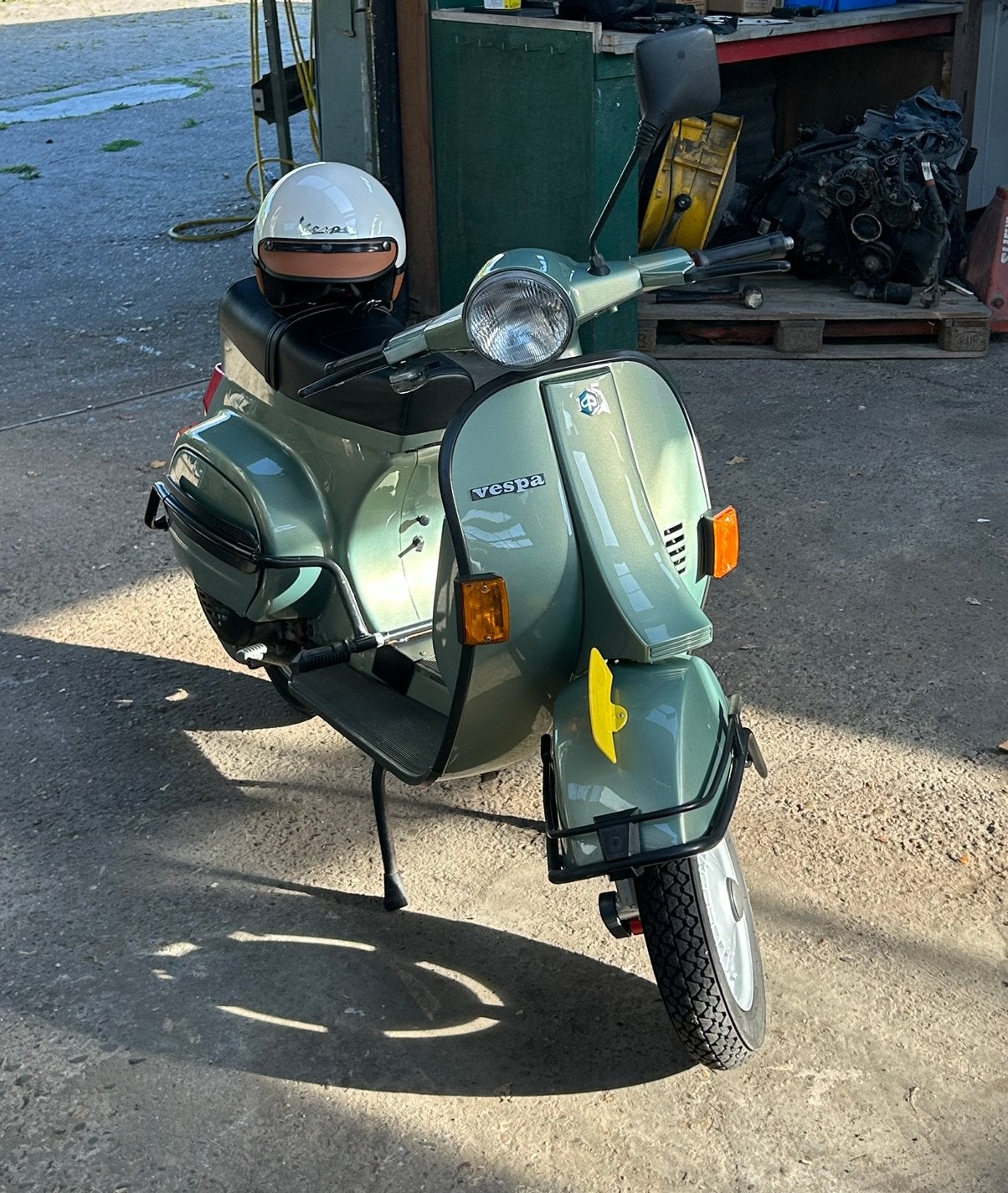 Vespa PK50 XL Handschakel 45 km Brom 1986 Zeer nette staat!, Tweetakt, Overige modellen, Maximaal 45 km/u, Ophalen of Verzenden