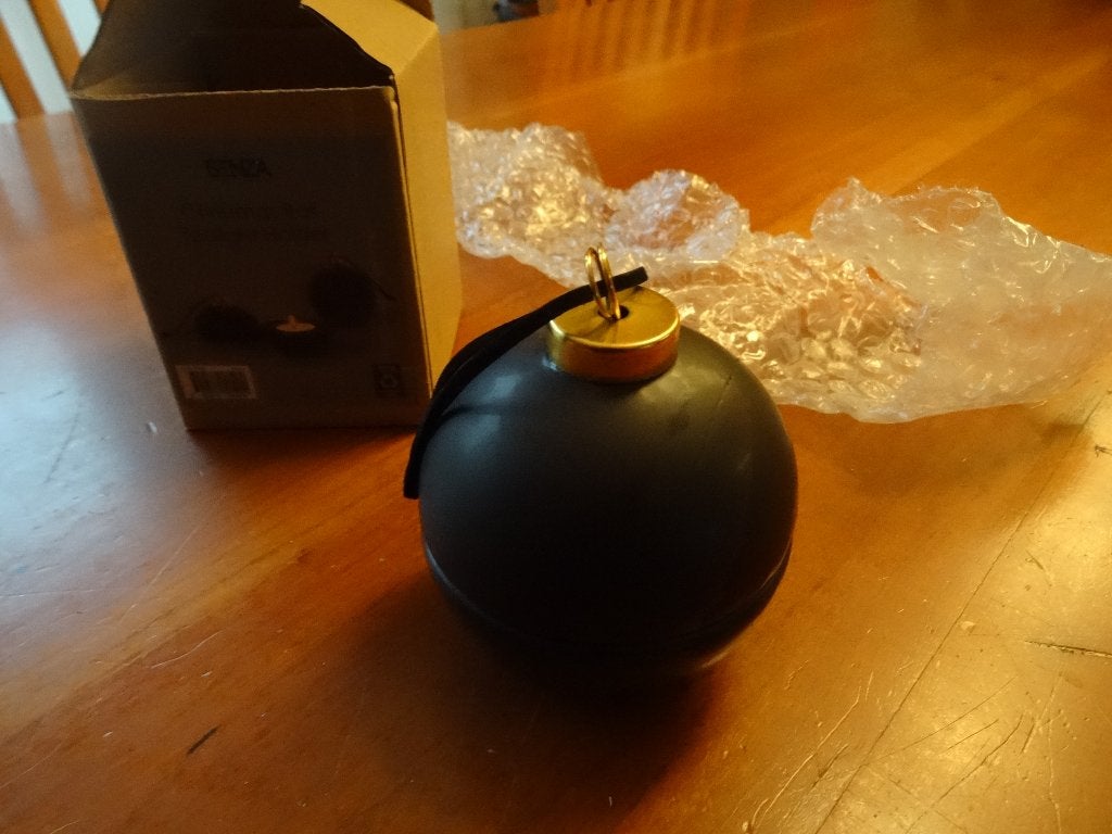 Theelichtjes houder in vorm van kerstbal, Ophalen of Verzenden
