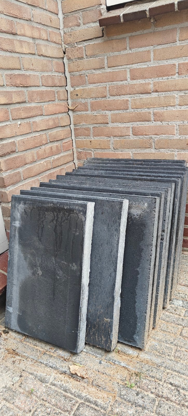 50x50 terrastegels - Gebruikt maar in goede staat, Tuin en Terras, Ophalen, Nieuw, Minder dan 5 m², Beton