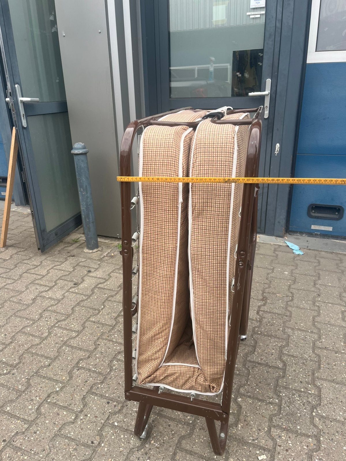 Te koop opklapbed. Matras schoon weinig gebruikt, Ophalen, Gebruikt, Eenpersoons, 190 cm of minder