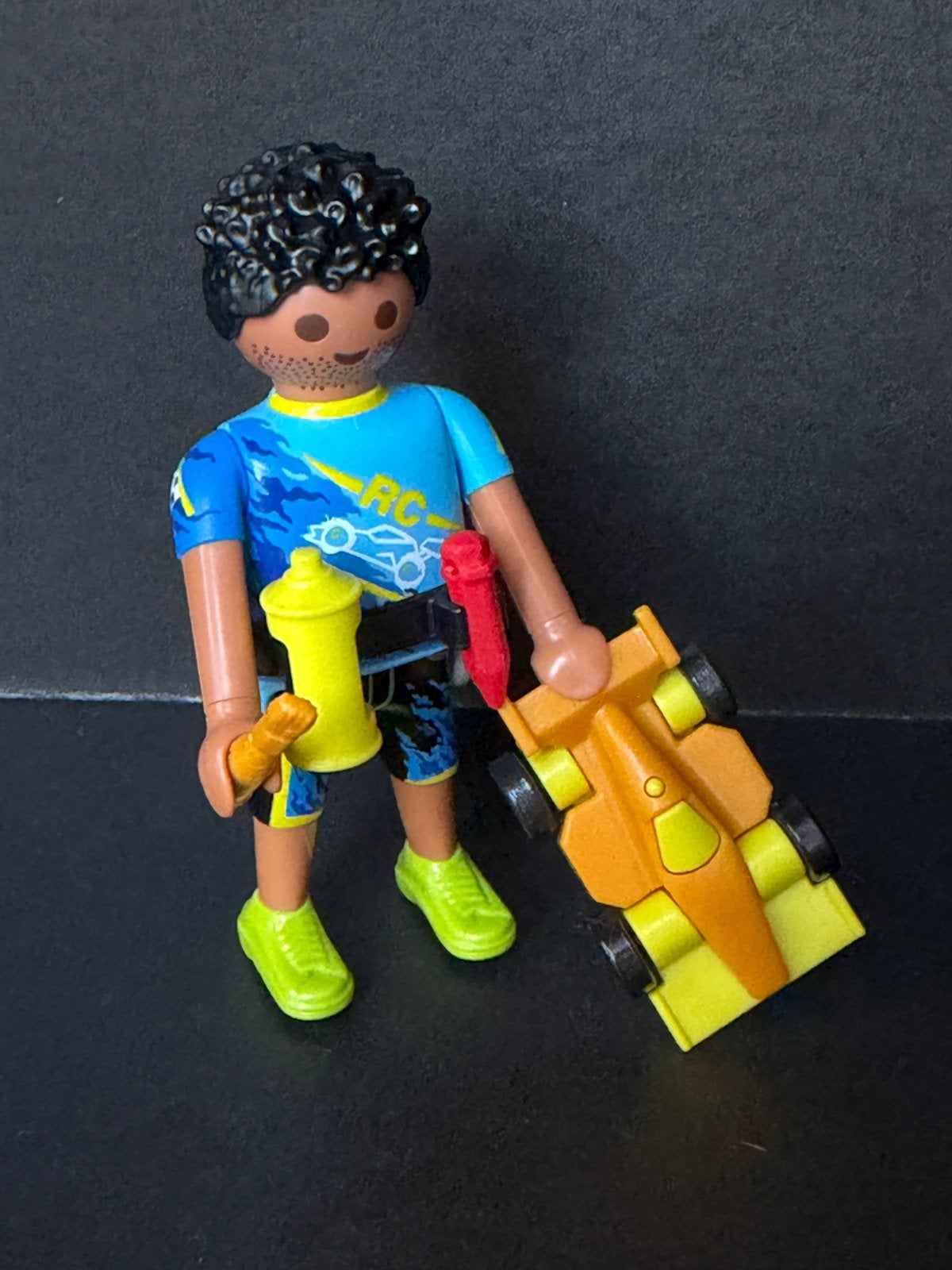 Aug 027: playmobil figures: mannetje met RC-auto, Ophalen of Verzenden, Nieuw, Complete set