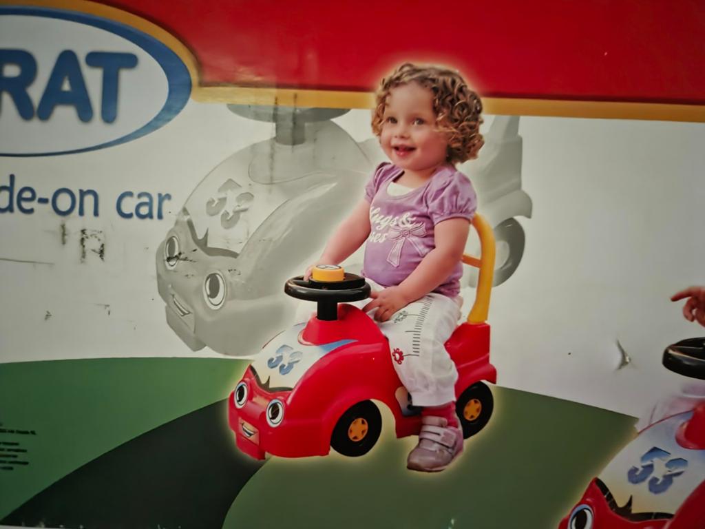 OFRAT Loopauto - Rode Ride-on Car voor Peuters, Ophalen of Verzenden, Zo goed als nieuw, Loopvoertuig