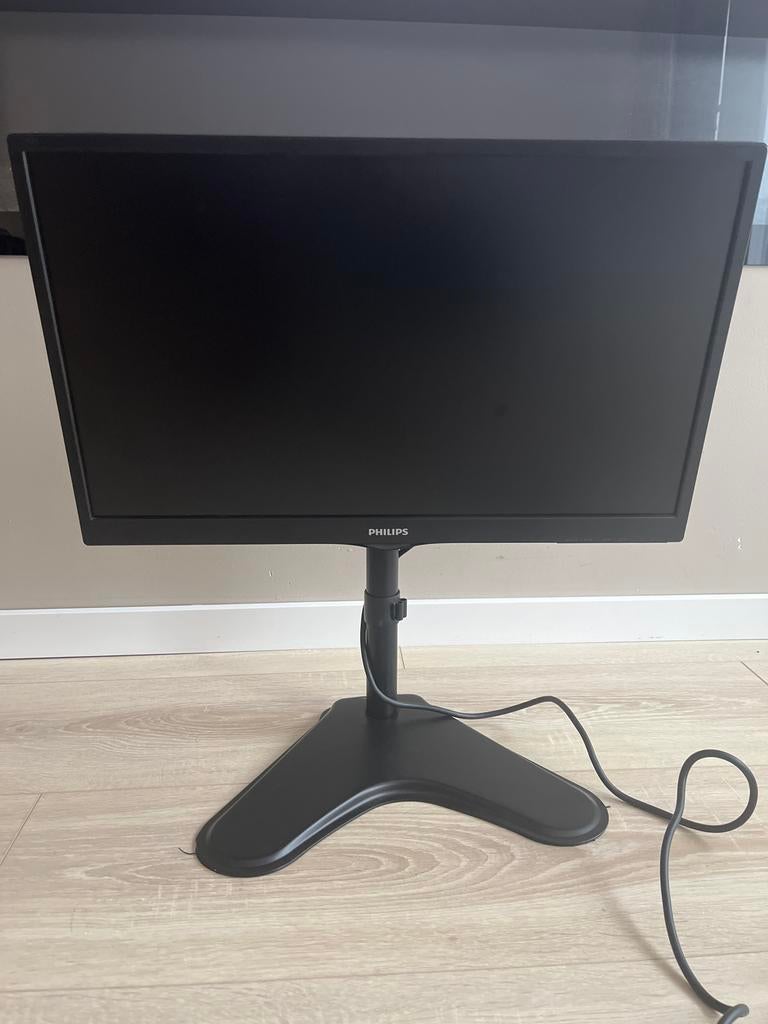 Philips monitor met LogiLink standaard, Computers en Software, Monitoren, Zo goed als nieuw, 60 Hz of minder, In hoogte verstelbaar